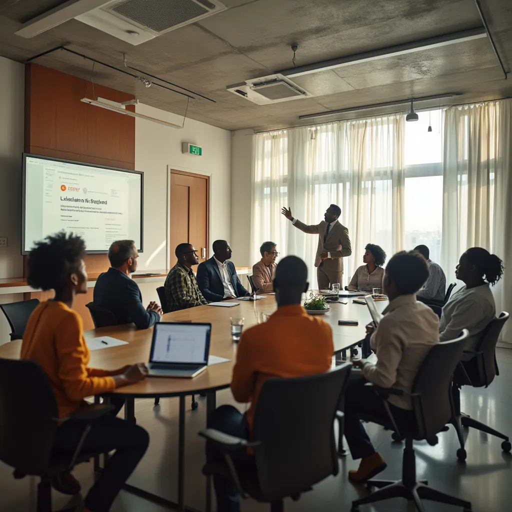 Leadership Workshop in Nigerian Modern Room